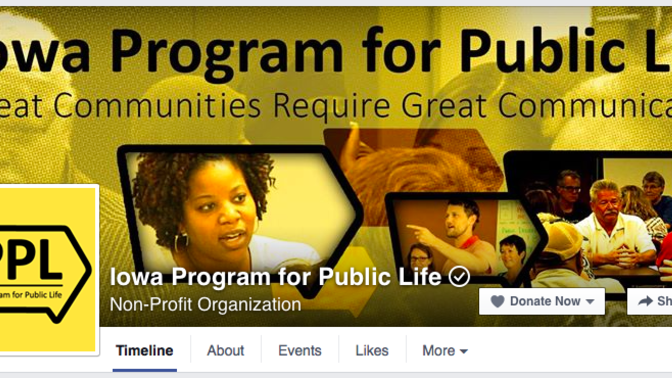 Iowa Program for Public Life; Great Communities Require Great Communication