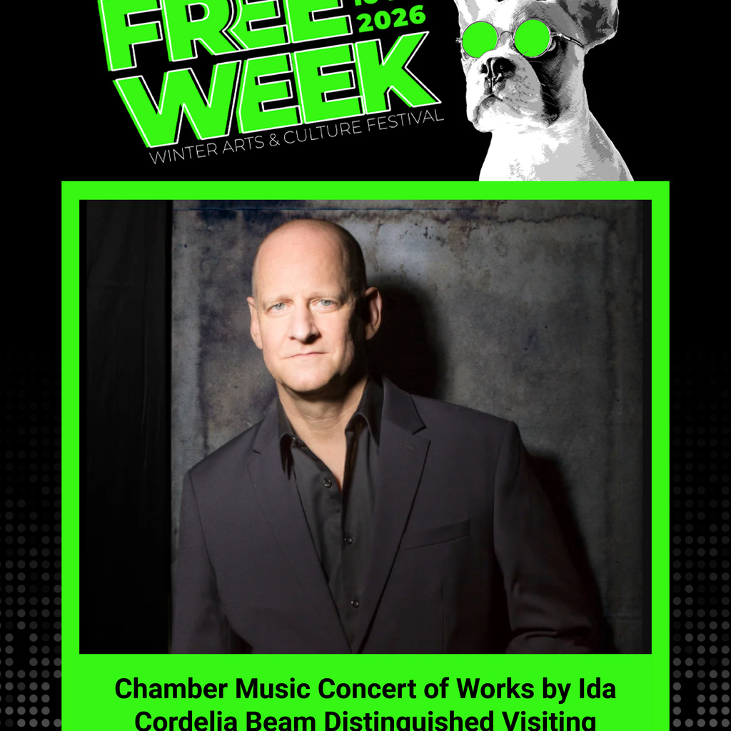 Chamber Music Concert of Works by Ida Cordelia Beam Distinguished Visiting Professor Lowell Liebermann promotional image