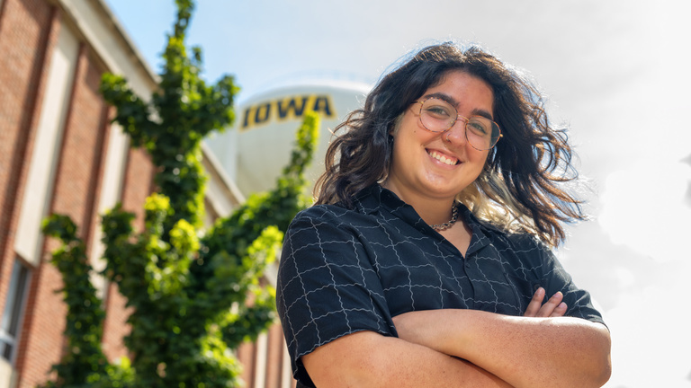 UIowa student Bianca Robles-Munoz